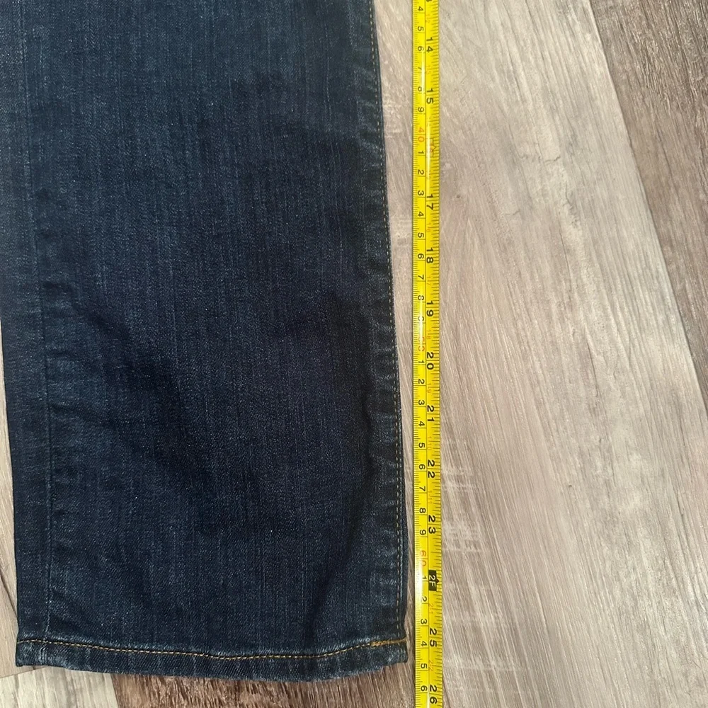 Lauren Ralph Lauren Blue Straight Leg Jeans Dark Wash 10 Petite Minimalist - Picture 6 of 11